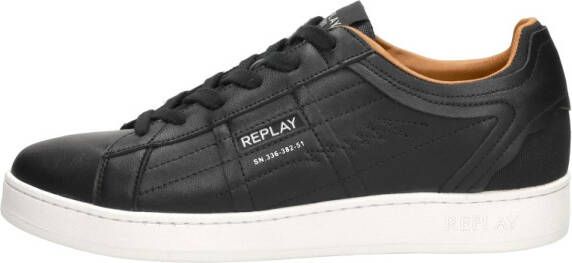 Replay Smash Pro Lay Sneakers Laag zwart