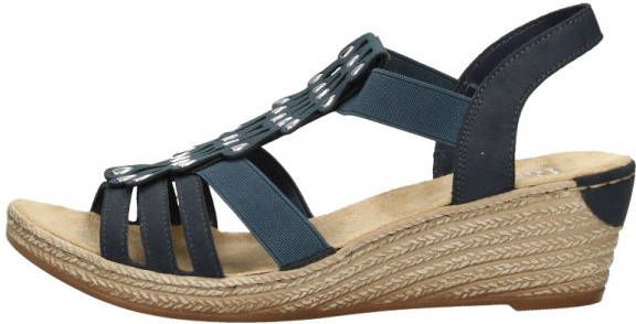 Eigenwijs aantal Veilig Rieker Blauwe Sandalen Dames Sandalen | colegioclubuniversitario.edu.ar