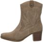 Rieker Elegant Western Style Dames Enkellaarsjes Beige Dames - Thumbnail 3