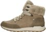 Rieker Warm Gevoerde Leren Veterschoenen Beige Dames - Thumbnail 3