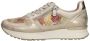 Rieker Gouden Print Sneaker met Rits en Veters Multicolor Dames - Thumbnail 3