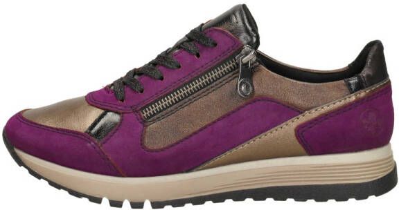 Rieker Sneakers Laag Fuchsia