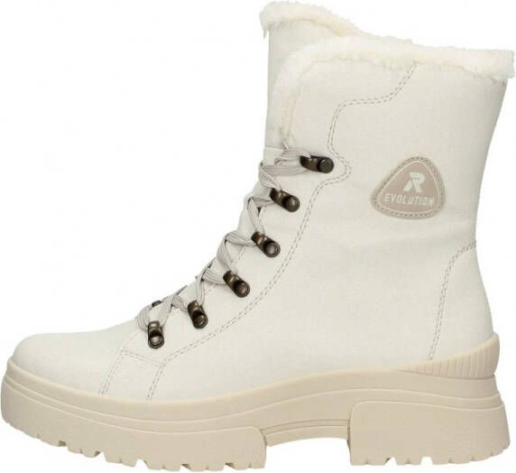 Rieker Veterboots Beige Synthetisch 172208 Dames - Foto 3