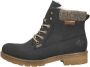 Rieker Blauwe Warme Winter Veterschoenen Blue Dames - Thumbnail 3