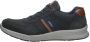 Rieker Comfortabele Blauwe Sneakers met Bruine Accenten Grijs Heren - Thumbnail 2