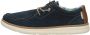 Rieker Comfortabele blauwe suède sneakers met extra veters Blue Heren - Thumbnail 3