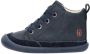 Shoesme Baby Veterschoenen Dark Bleu Leer - Thumbnail 2