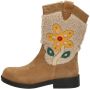 Shoesme suède cowboylaarzen beige Bruin Meisjes Suede Bloemen 26 - Thumbnail 2