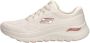 Skechers Arch Fit 2.0 Big League Dames Sneakers Gebroken Wit Roze - Thumbnail 2