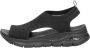 Skechers Arch Fit Platte Sandalen voor Dames Zwart Dames - Thumbnail 2