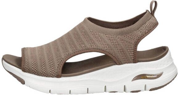 Skechers Arch Fit Darling Days Middel Bruin