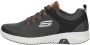 Skechers Elite Flex Prime-Take Over Heren Sneakers Charcoal Orange - Thumbnail 2