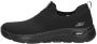 Skechers Go Walk Arch Fit Dames Sneakers 39 Black - Thumbnail 2