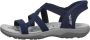 Skechers Slip-Ins Sandalen Plat blauw - Thumbnail 1