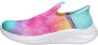 Skechers Pastel Clouds slip-on sneakers roze blauw geel Meisjes Textiel 31 - Thumbnail 2