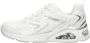 Skechers Trendy witte Airy sneakers met metallic accenten Wit Dames - Thumbnail 2