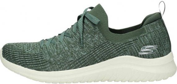 Skechers Ultra Flex 2.0 dames sneaker Donkergroen