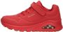 Skechers Uno Air Blitz sneakers rood Textiel Heren - Thumbnail 2