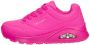 Skechers Uno sneakers roze Meisjes Imitatieleer Effen 30 - Thumbnail 3