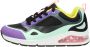 Skechers Sneakers Uno 2 Mad Air 155544 Bkmt Zwart Dames - Thumbnail 3