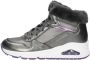 Skechers Uno Cozy On Air Meisjes Sneakers Gunmetal - Thumbnail 3