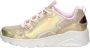 Skechers Uno Lite Metallic Pops Sneakers Laag goudkleur - Thumbnail 3