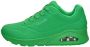 Skechers Sneakers Street Uno Stand on Air in eenvoudige look vrijetijdsschoen halfschoen veterschoen - Thumbnail 3