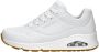 Skechers Sneakers Street Uno Stand on Air in eenvoudige look vrijetijdsschoen halfschoen veterschoen - Thumbnail 2