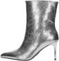 STEVE MADDEN Lyricals met naaldhak Zilver Synthetisch Enkellaars met hak Dames - Thumbnail 3