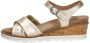 SUB55 Comfort Collection Klara 02 Sandalen Plat goudkleur - Thumbnail 2