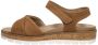 Sub55 Comfort Collection Mia 01 Sandalen Plat cognac - Thumbnail 2