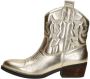 Sub55 Western boots Enkellaarsjes Hak goudkleur - Thumbnail 2