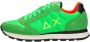 Sun68 Groene herensneakers met voorgevormd voetbed en verharde hiel Green Heren - Thumbnail 2