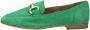 Tamaris Groene suède loafers met verharde hiel en gouden detail Green Dames - Thumbnail 3