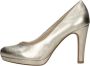 Tamaris Gouden synthetische pumps voor dames Beige Dames - Thumbnail 4