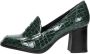 Tamaris Groene Krokodillenprint Pump Green Heren - Thumbnail 2