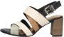 Tamaris Sandalette Dames Zwart Groen Beige Cognac - Thumbnail 2