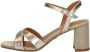 Tamaris Elegante Metallic Vegan Sandalette Yellow Dames - Thumbnail 3