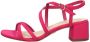 Tamaris Roze Suede Sandalette met Enkelbandje Pink Dames - Thumbnail 3