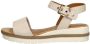 Tamaris Beige Comfort Sandaal met Gesloten Hak Beige - Thumbnail 3