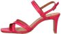 Tango | Ava 6 a bright pink cross sandal covered heel sole - Thumbnail 3