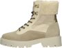 Tango Bee Bold 61 Veterboots Laarzen Met Veters Dames Beige - Thumbnail 3