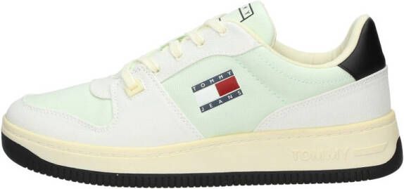 TOMMY JEANS Sneakers BASKET CANVAS met merklabel opzij