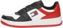 Tommy Hilfiger Witte Leren Sneaker met Platte Zool Multicolor Heren - Thumbnail 2