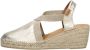 Toni Pons Tossa platinum leren espadrilles dames (TOSSA plati) - Thumbnail 4