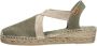 Toni Pons Verdi-V Dames Espadrilles Caqui Groen Canvas VERDIVcaqui - Thumbnail 2