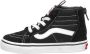 Vans SK8-Hi Zip sneakers zwart Textiel Effen 23 5 - Thumbnail 4