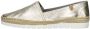 VERBENAS Espadrilles Noa Maat: 40 Materiaal: Leer Kleur: Goud - Thumbnail 4