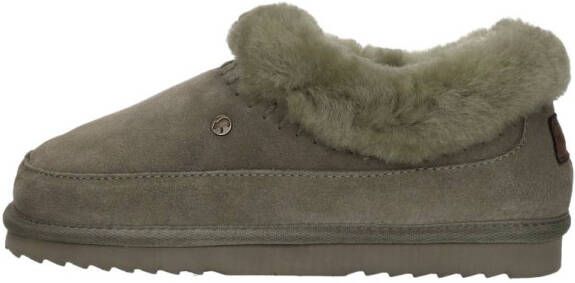 Warmbat Barraba Pantoffels Dicht taupe