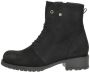 Wolky Zwarte Leren Veterschoenen Comfortabel Black Dames - Thumbnail 2